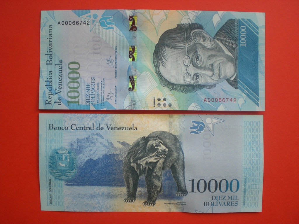 WENEZUELA - 10000 BOLIVARES 2016,UNC