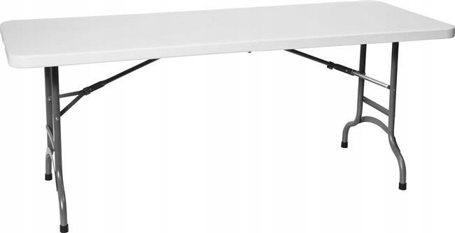 LEKKI PRZENOŚNY ROZKŁADANY STÓŁ OGRODOWY 152 CM