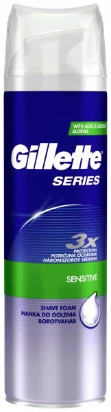 Pianka Gillette Series do skóry wrażliwej 250 ml