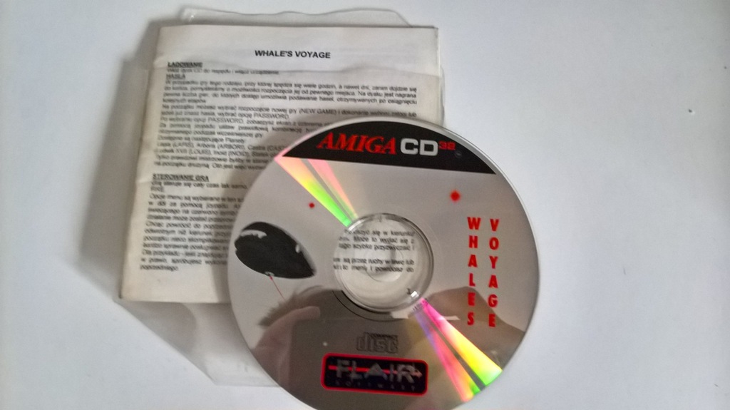 Whale's Voyage  Instrukcja PL  - 1993 - AMIGA CD32