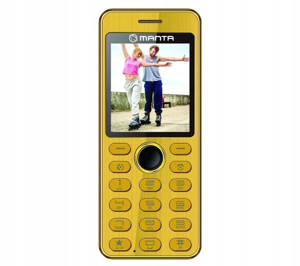 Telefon komórkowy Manta Avo1 92410G (złoty) 2cale