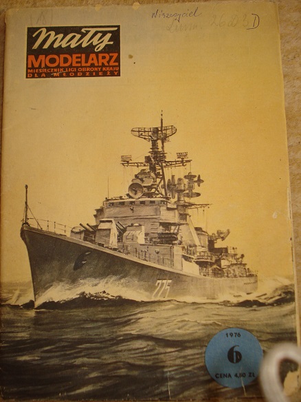 Mały Modelarz  6/76 niszczyciel