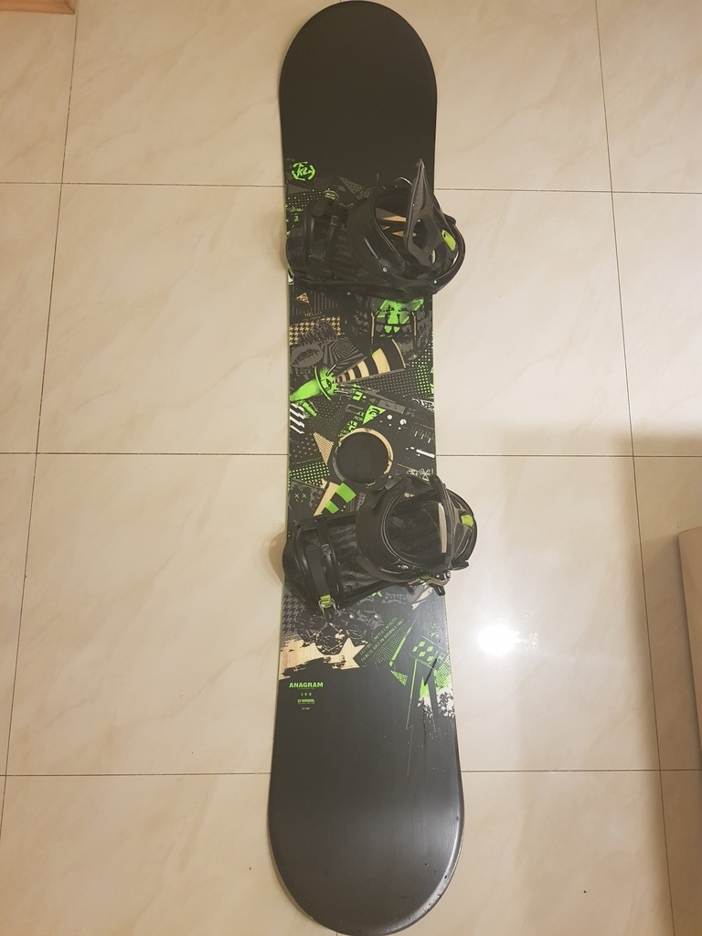 Deska snowboardowa K2 Anagram 158 + wiązania BCM 