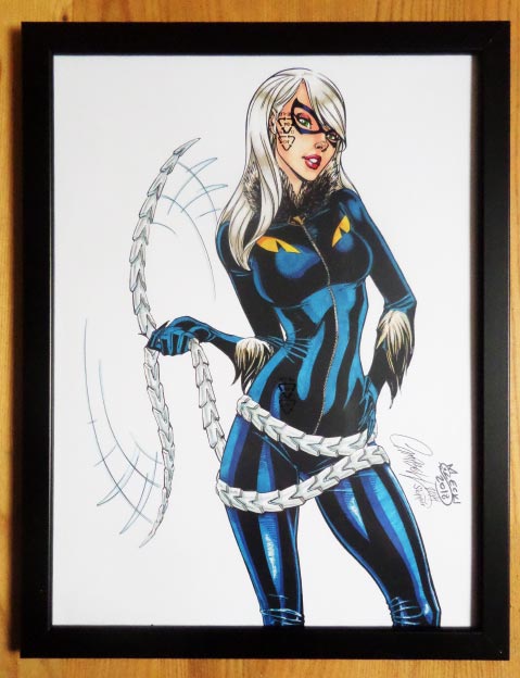 Czarna Kotka MARVEL dekoracja na ścianę A3