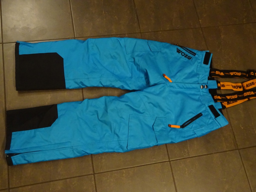 spodnie zimowe narciarskie ocieplane 140 146 WOXO