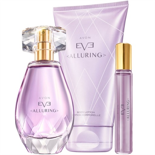 Zestaw Avon EVE ALLURING- woda, balsam, perfumetka