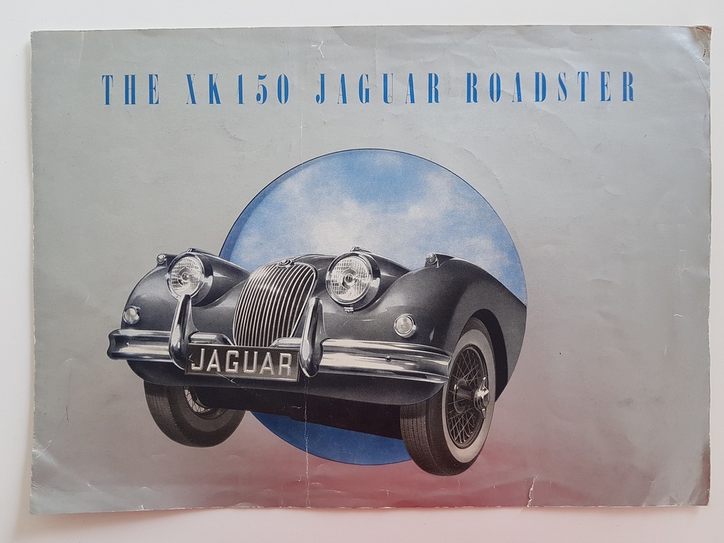 Prospekt Samochód JAGUAR XK 150 ROADSTER 1959 ROK
