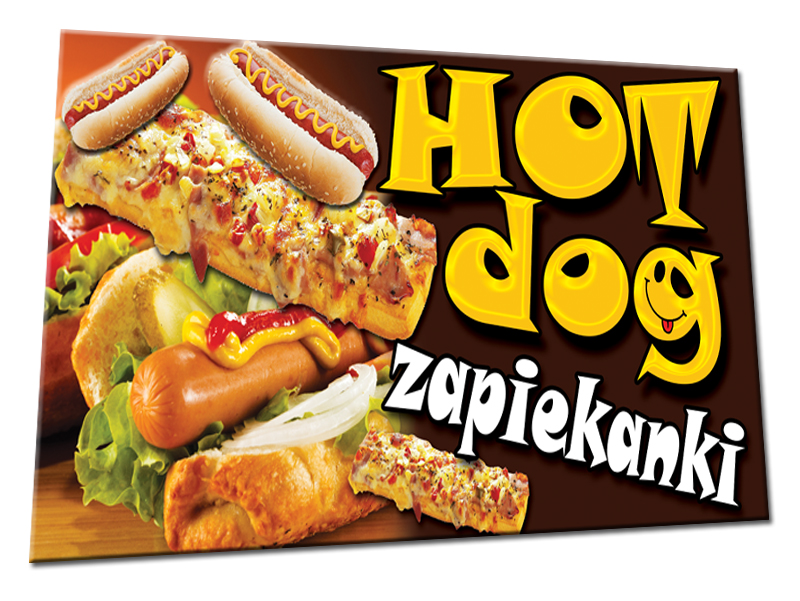 BANER 2x1m PUR BUB HOT DG hamburgery zapiekanki