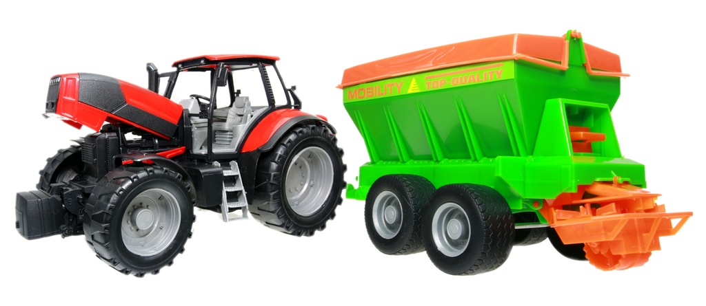TRAKTOR Rozsiewacz nawozu siewnik Skręt Napęd CZ