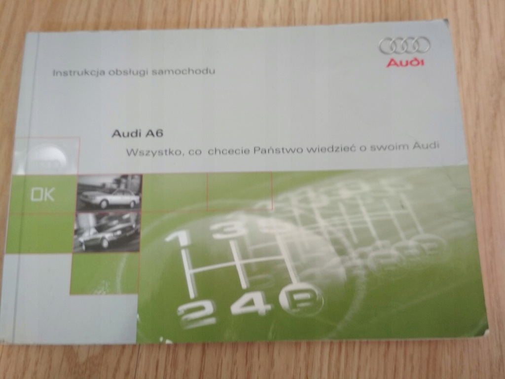 Instrukcja obsługi Audi A6 c4 Rarytas
