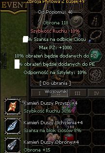 Łuska +9 5b kd +4 tasmania metin2 tanio