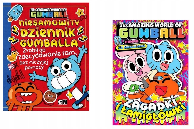 Gumball Niesamowity Dziennik+Zagadki i łamigłówki