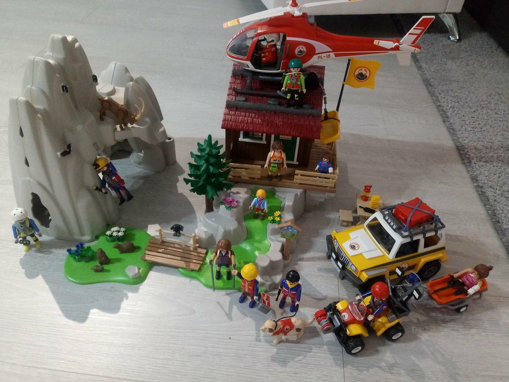 Playmobil RATOWNICTWO GÓRSKIE zestaw ...polecam !!