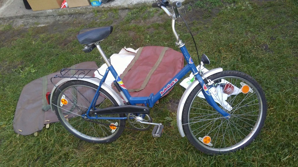 ROWER SKŁADAK ROMET JUBILAT 2 ROK 1988 + TORBA PRL 7674750338 oficjalne archiwum Allegro