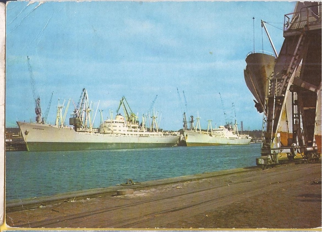 statek 1971 ms Konopnicka i ms Żeromski