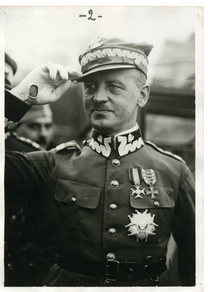 Generał Władysław Sikorski Vintage Photo z 30-tych