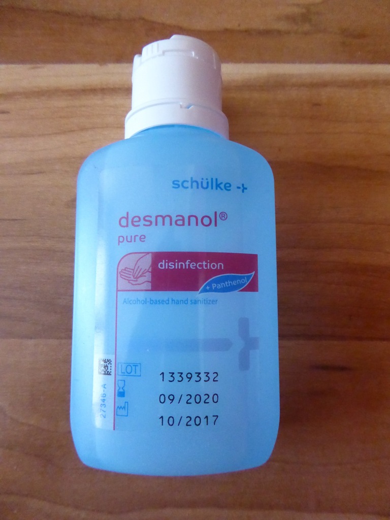 PŁYN DO DEZYNFEKCJI PODRÓŻ SAMOLOT 100ml DESMANOL
