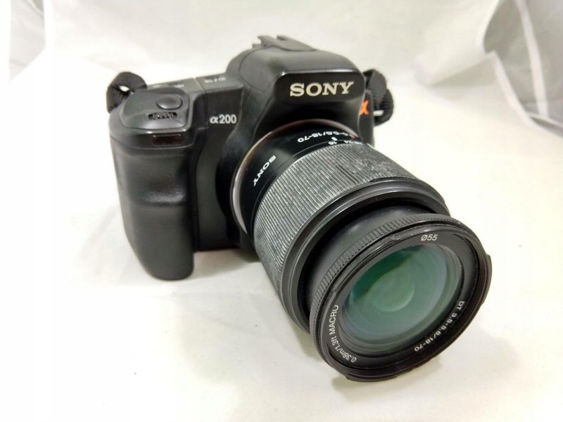 SONY ALPHA 200 DSLRA200 2039510 KOMPLET OKAZJA! 7689064235 oficjalne archiwum Allegro
