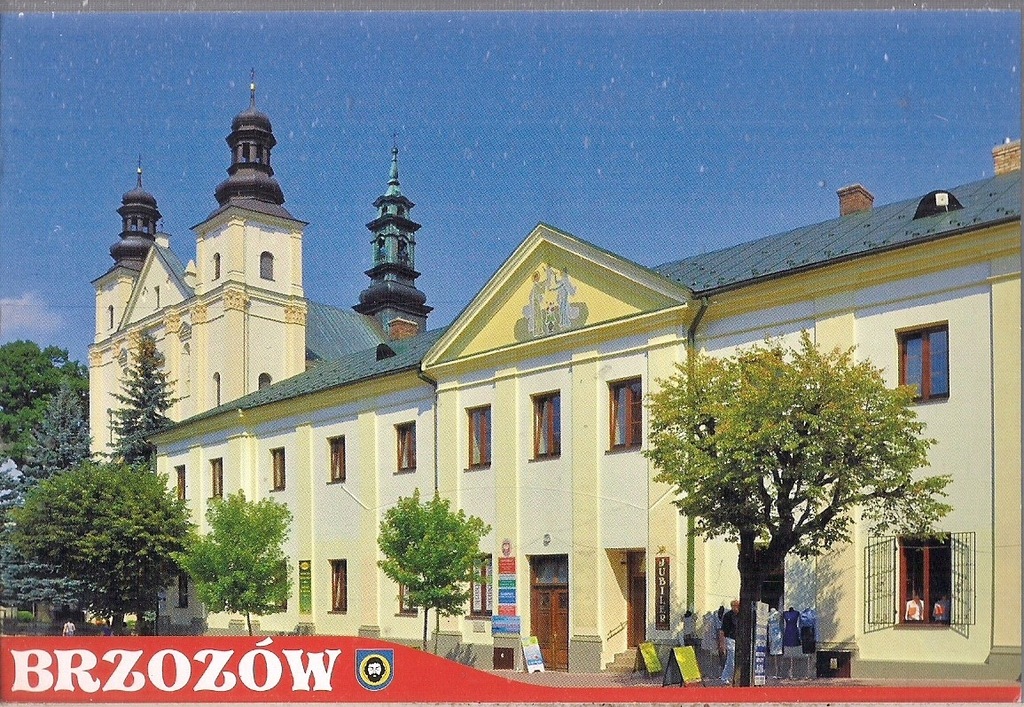 pocztówka BRZOZÓW Seminarium i kolegiata