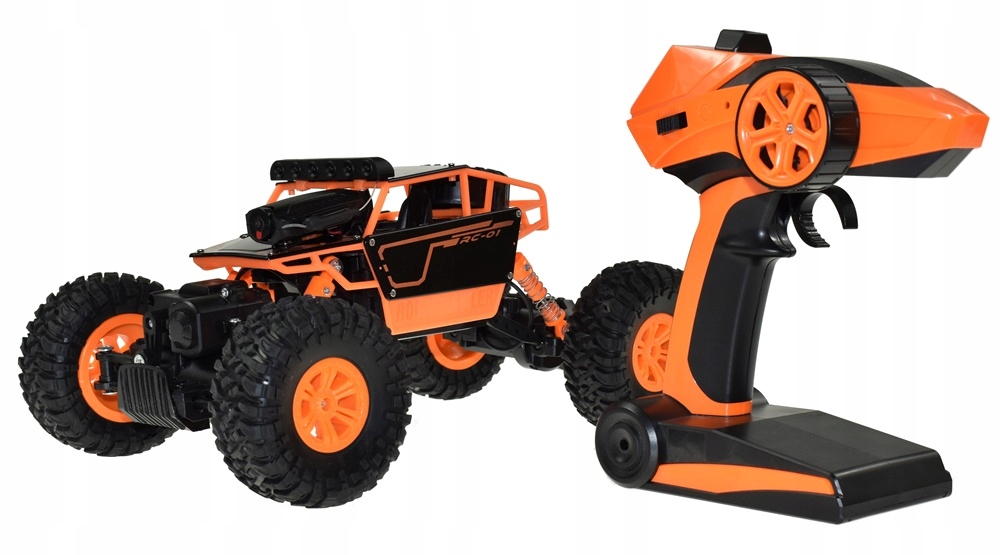 SAMOCHÓD AUTO ZDALNIE STEROWANY NAPĘD 4x4 + KAMERA - 7649090485