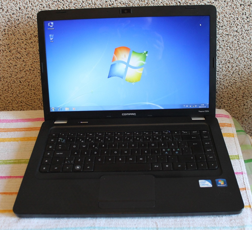 Laptop Compaq Presario CQ56 + Windows 7