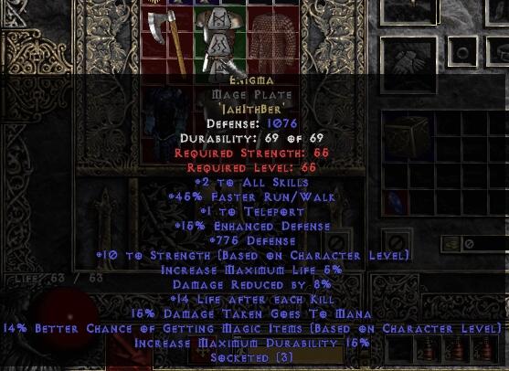 DIABLO 2 NON LADDER SŁOWA RUNICZNE - WSZYSTKIE !
