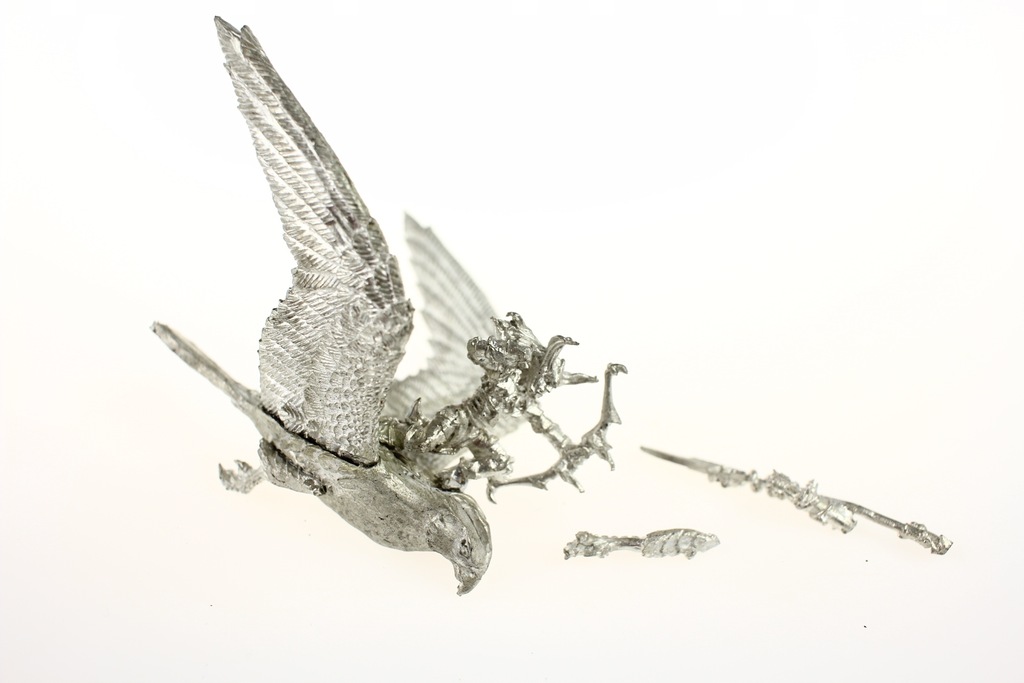 Warhammer Wood Elf Warhawk Rider figurka metal
