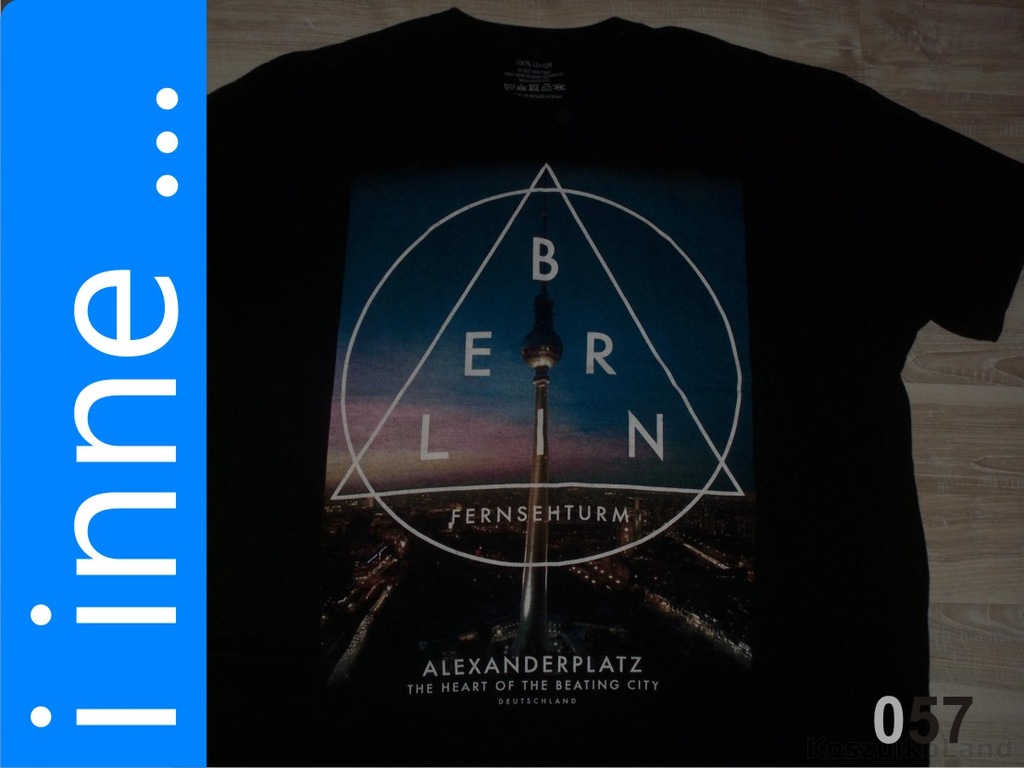057 BERLIN ALEXANDERPLATZ T-SHIRT Z NADRUKIEM XXL