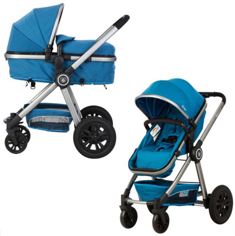 Wózek 2w1 G-MINI GRAND petrol/grey - WYPRZEDAŻ!!
