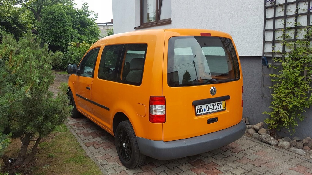 VW Caddy 1.9 TDI 5osobowy 7433709208 oficjalne archiwum Allegro