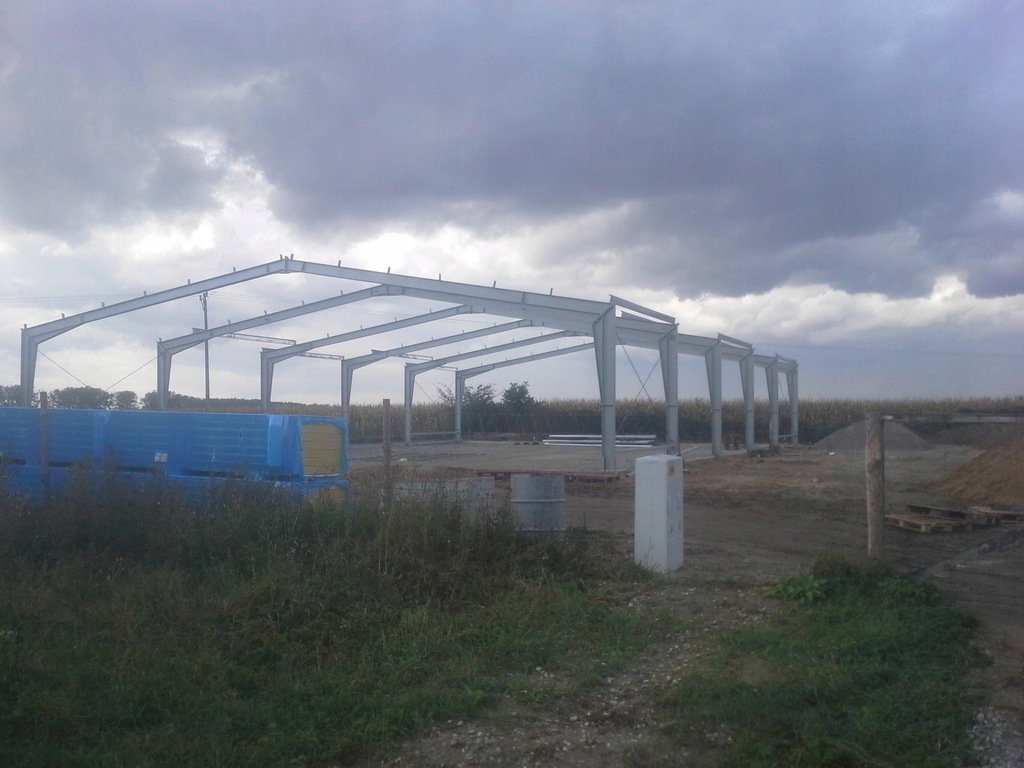 KONSTRUKCJA STALOWA HALA WIATA MAGAZYN 20x30