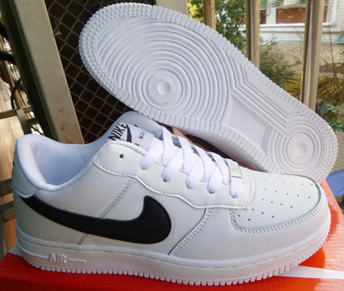 Air force 1 outlet low damskie bialo czarne