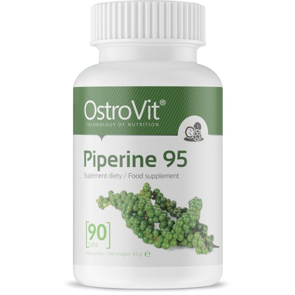 OSTROVIT PIPERINE 95% 90 tab PIPERYNA 20mg SPALACZ