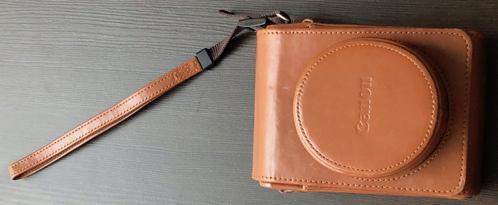 Skórzany futerał etui Canon DCC-1820 G1 X Mark II