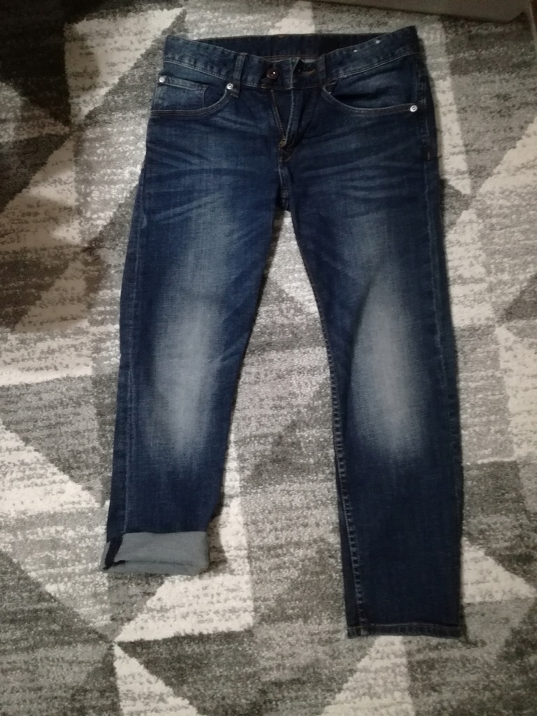 Spodnie jeansowe H&M rozm.140 jak nowe!