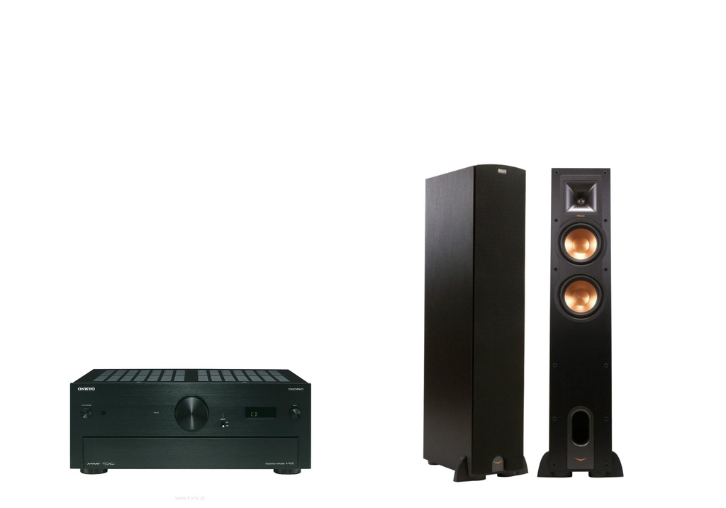 KOLUMNY KLIPSCH R-26 F + WZMACNIACZ ONKYO A-9070