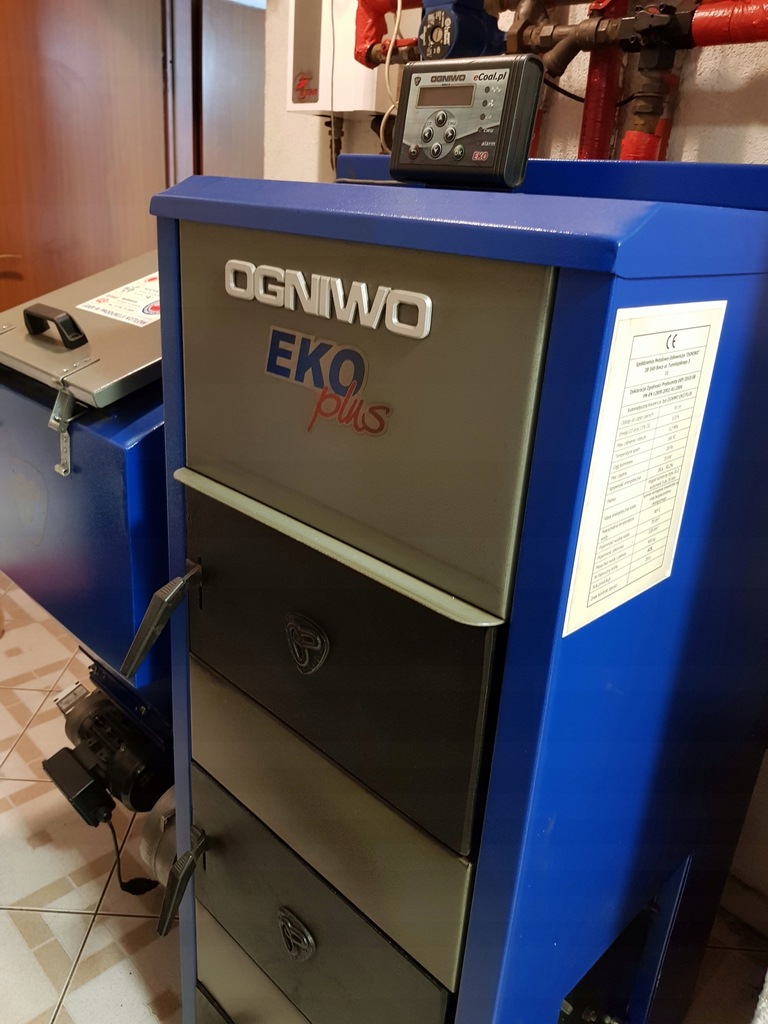 Piec kocioł c.o. Ogniwo EKO PLUS na ekogroszek