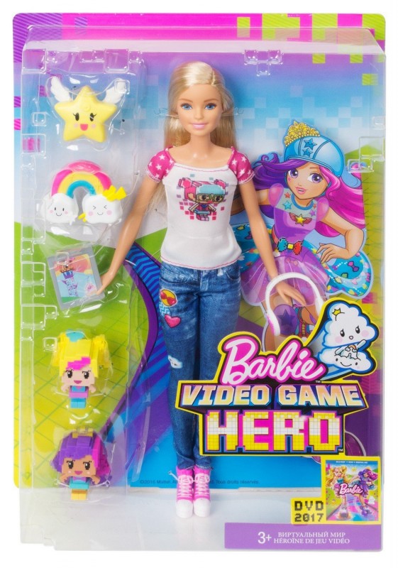 LALKA BARBIE VIDEO GAME HERO DTV96 W ŚWIECIE GIER