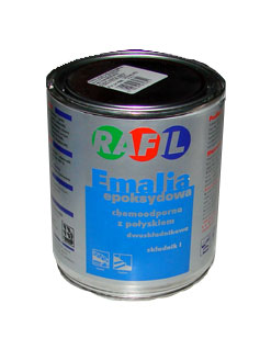 Farba epoksydowa na posadzki ZIELONA 1l. +0,5