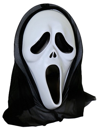 MASKA KRZYK z Kapturem MASKI Scream HALLOWEEN B