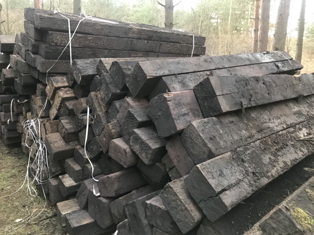 Podkłady kolejowe, używane w bardzo dobrym stanie!