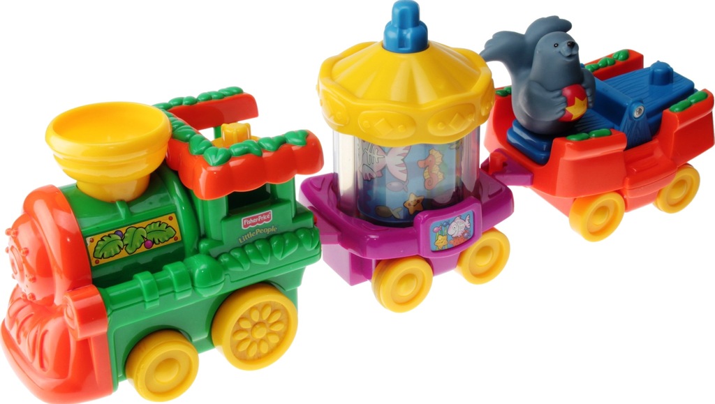 Fisher Price Little People Pociąg Ciuchcia ABC 