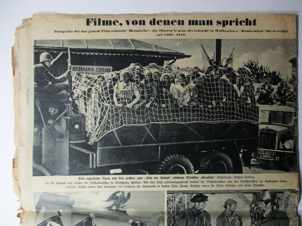 Film HEIMKEHR Reklama antypolskiego filmu z 1941r. - 7328695688 - oficjalne archiwum Allegro