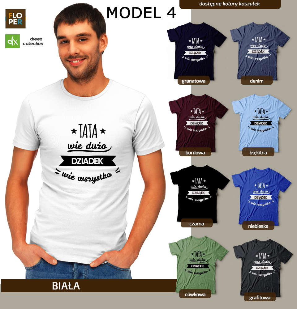 T Shirt Koszulka Na DzieŃ Babci Dziadka Prezent 6673550653