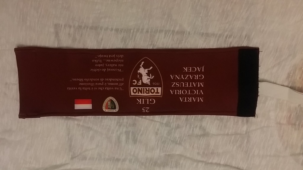 opaska kapitana TORINO KAMIL GLIK ! uzyta w meczu!