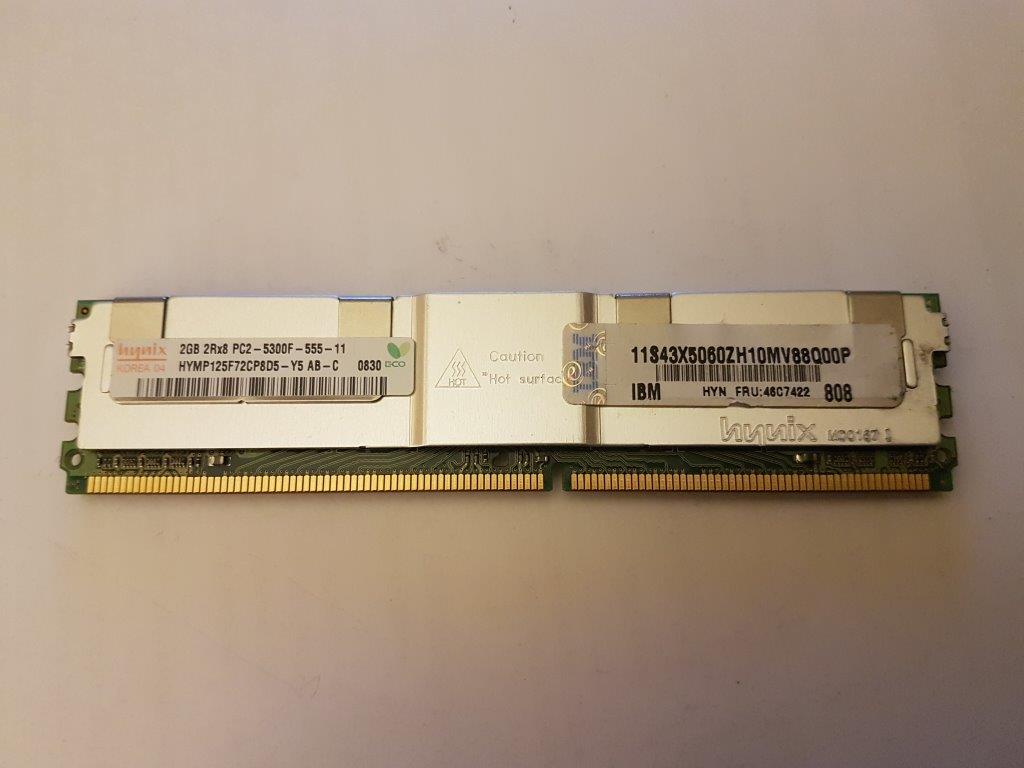 HYNIX DDR2 2GB 2Rx8 PC2-5300F-555-11 FRU:48C742