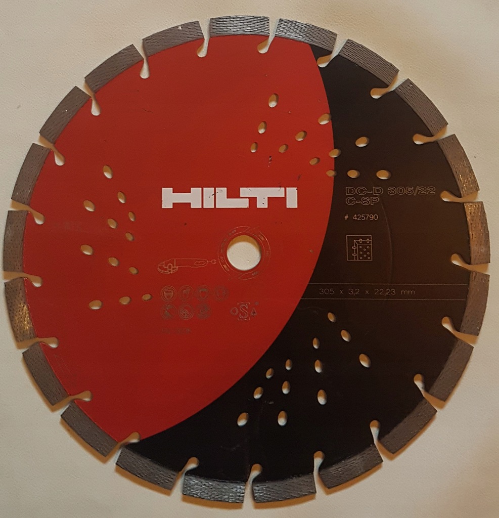 Tarcza diamentowa do cięcia HILTI DC-D 305/22 C-SP