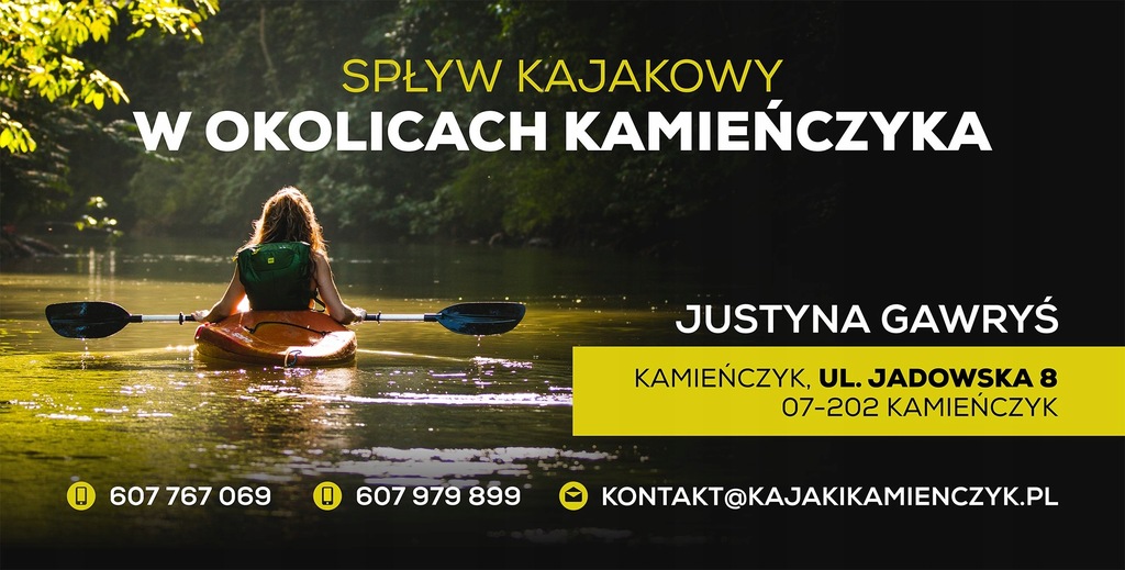 Kajaki Kamieńczyk u Pawła spływy Bugiem i Liwcem