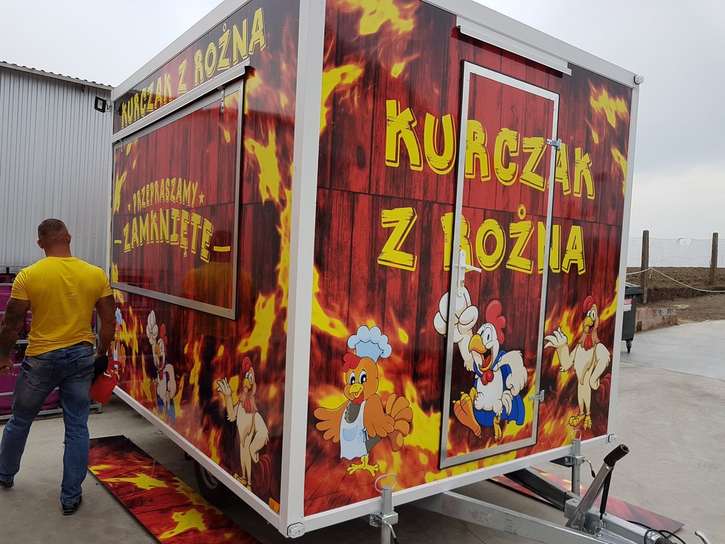 Przyczepa Gastronomiczna Kurczak z Rożna