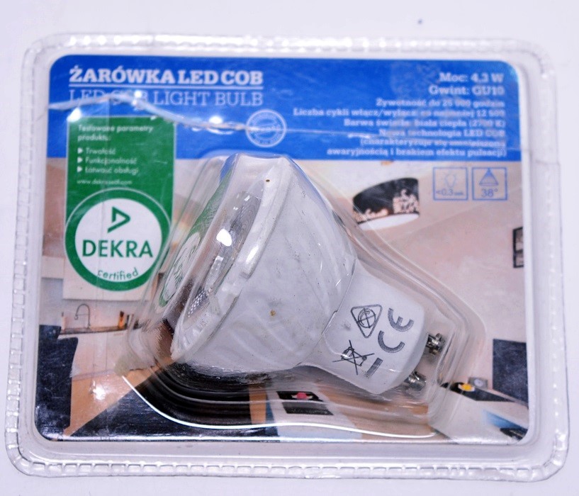 5444-63 ...DEKRA... m#d ZAROWKA LED HALOGEN 4.3W